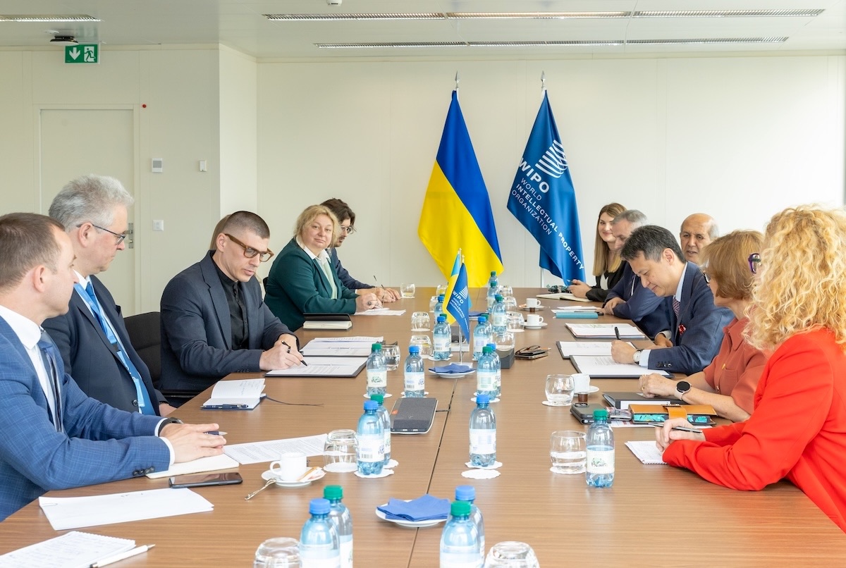 ВОІВ продовжить підтримку України в IP сфері: українська делегація зустрілася з Гендиректором ВОІВ Дареном Тангом у Женеві